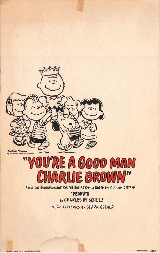 1972 You're A Good Man, Charlie Brown