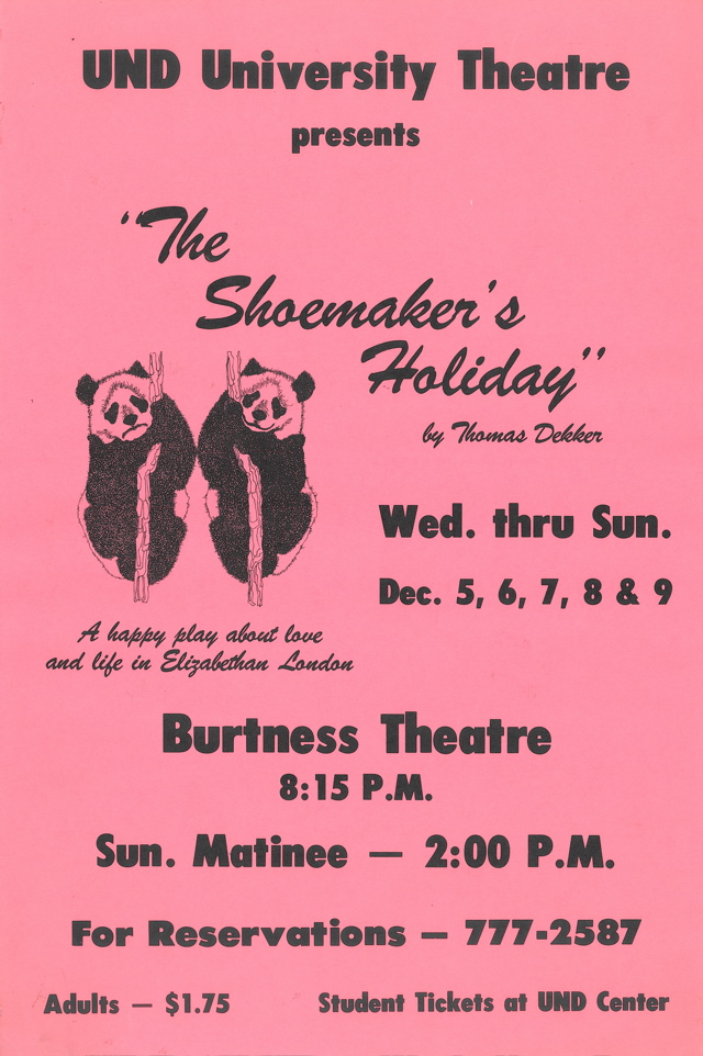 1973 The Shoemakers Holiday