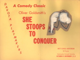 1962 She
                Stoops to Conquer