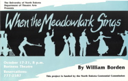 1989 When the
                Meadowlark Sings (Burtness Performance)