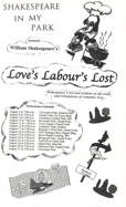 2001 Love's
                Labour's Lost