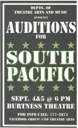 2008 South
                Pacific Audition Poster 1