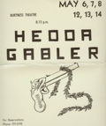1966 Hedda
                Gabler Poster