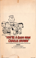 1972 You're A
                Good Man, Charlie Brown