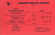 1977 Summer
                Festival Theatre